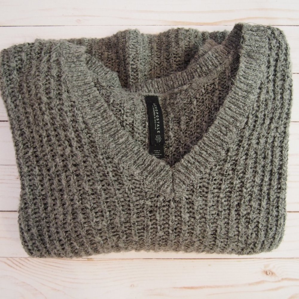 Gray Oversized Sweater